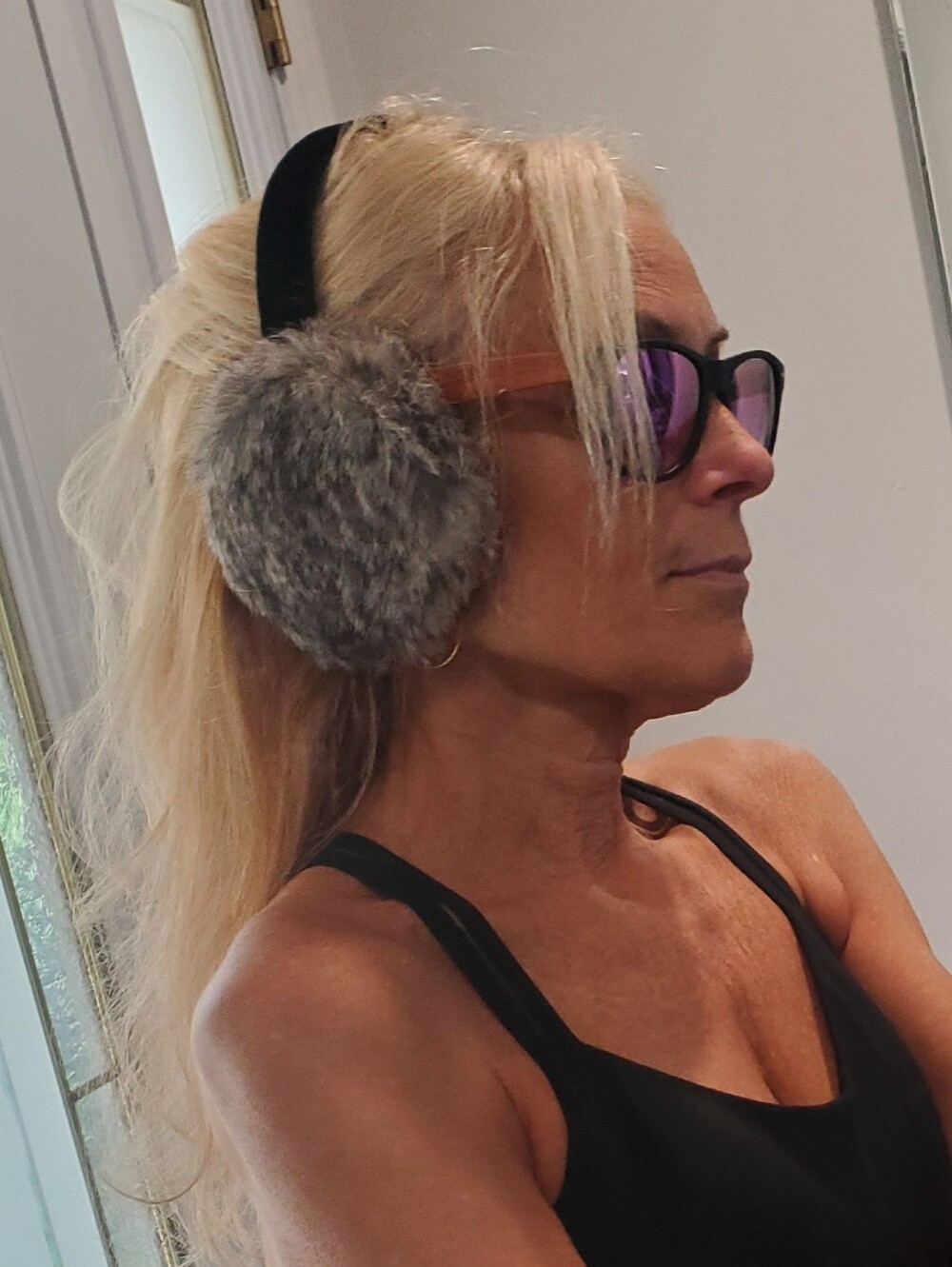 Real Rabbit Fur Earmuffs
